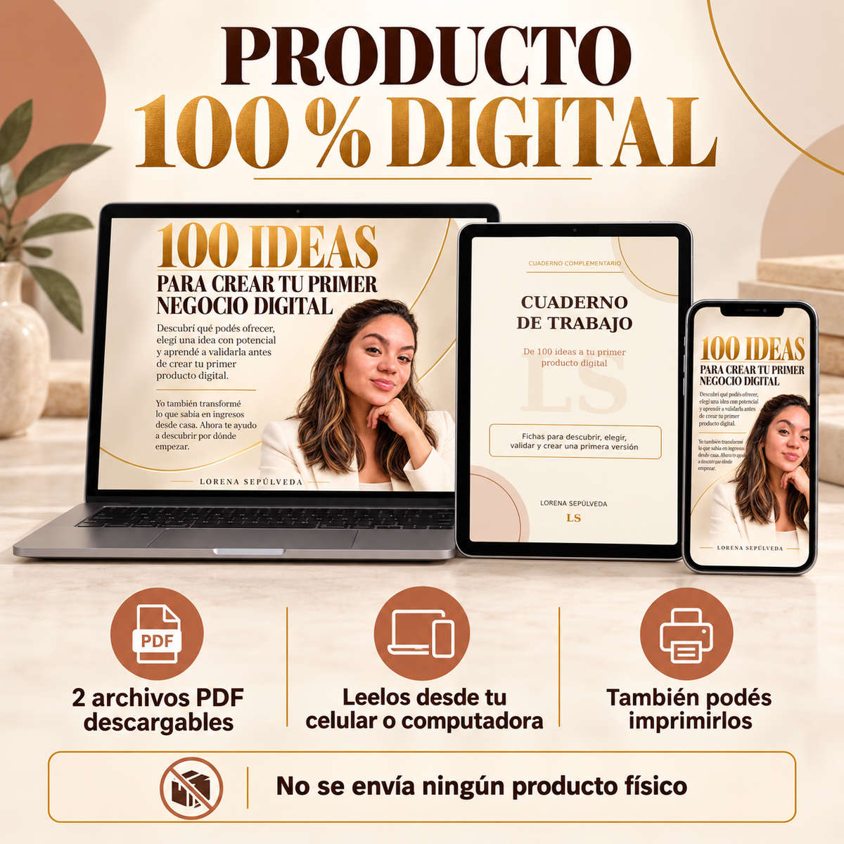 100 ideas para crear tu primer negocio digital + Cuaderno de trabajo